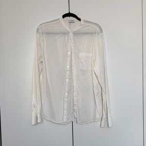 Elegant Cream Button-Down Shirt